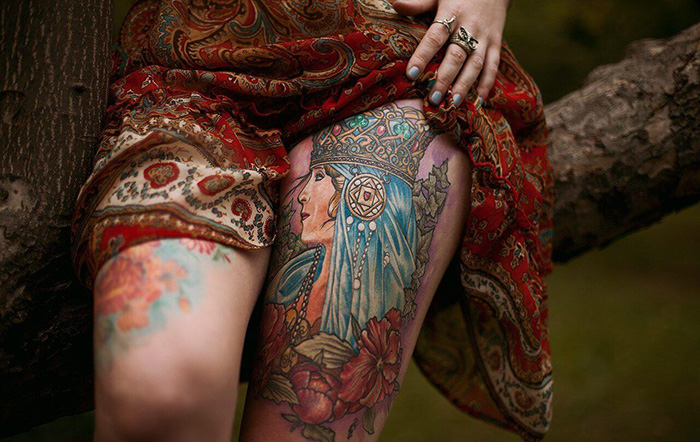 Женская татуировка